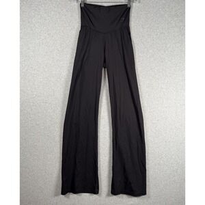 Gymshark flare leggings womens XS black pull on high rise black